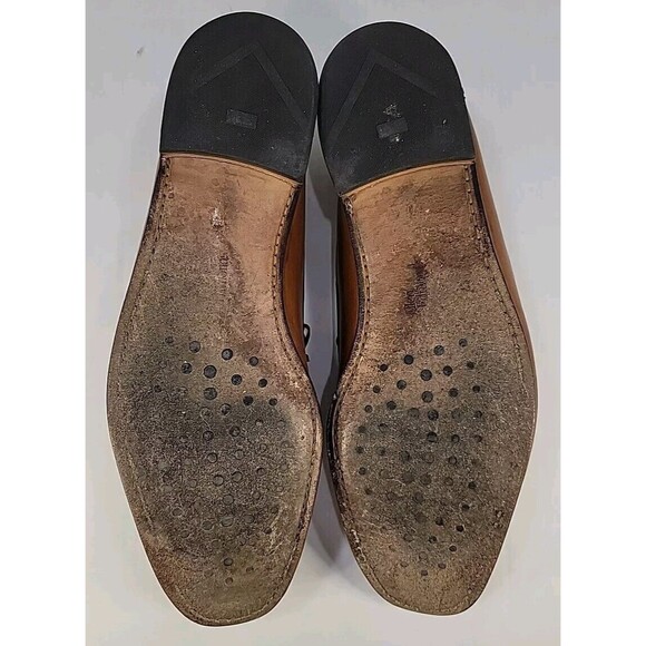 Allen Edmonds Alton Men’s 13 D Brown Slip On Kiltie Loafers Shoes Fringe USA - Picture 13 of 16